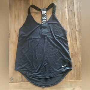 Nike Black Racerback Tank Top for Performance